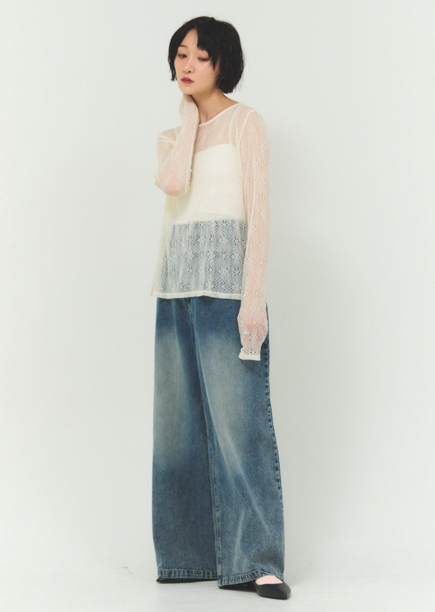 ネットレースインナープルオーバー