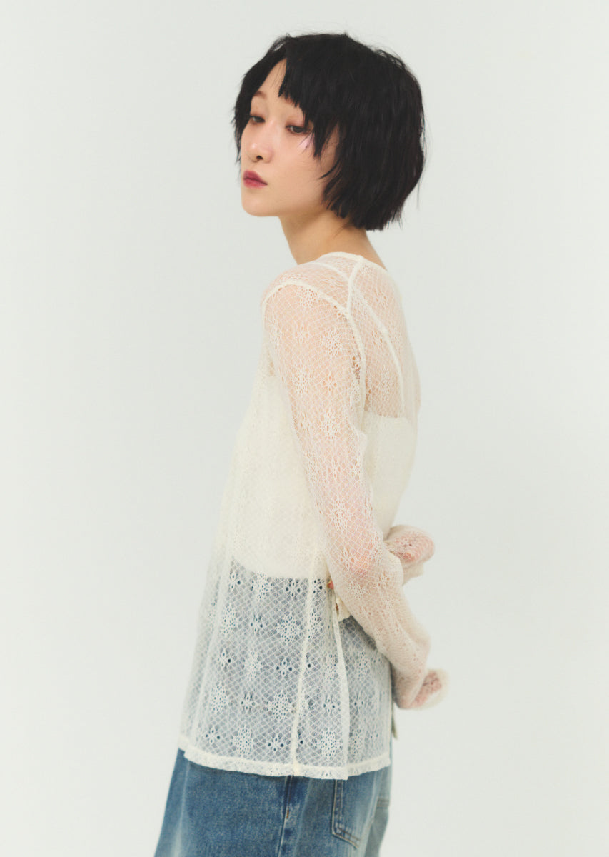 ネットレースインナープルオーバー