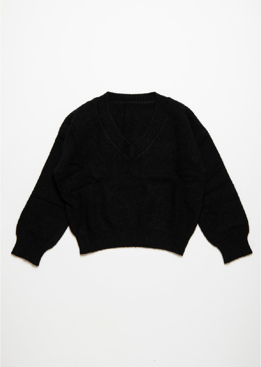 コージーVネックニット