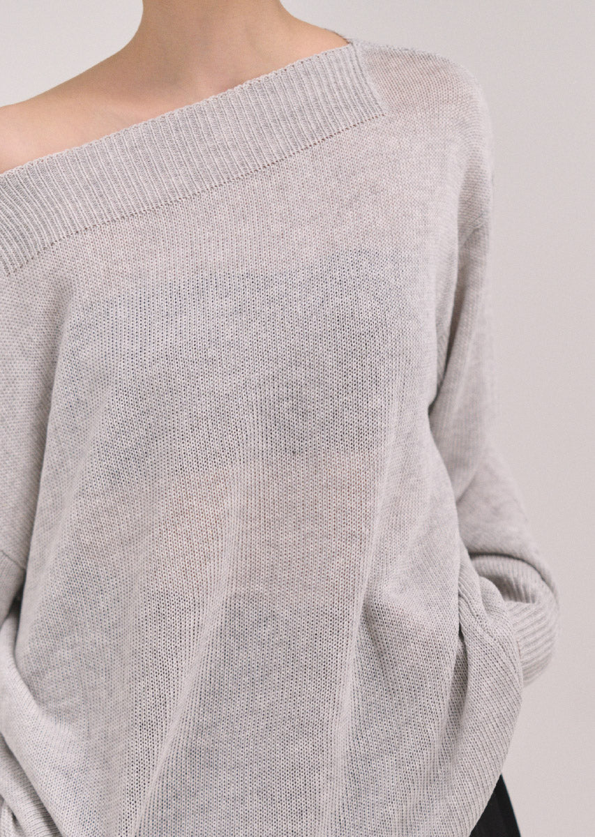 オフショルニットトップス