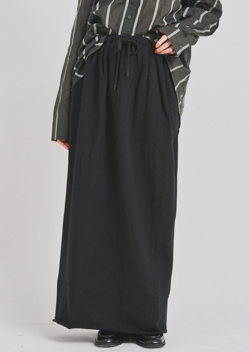 スウェットマキシスカート