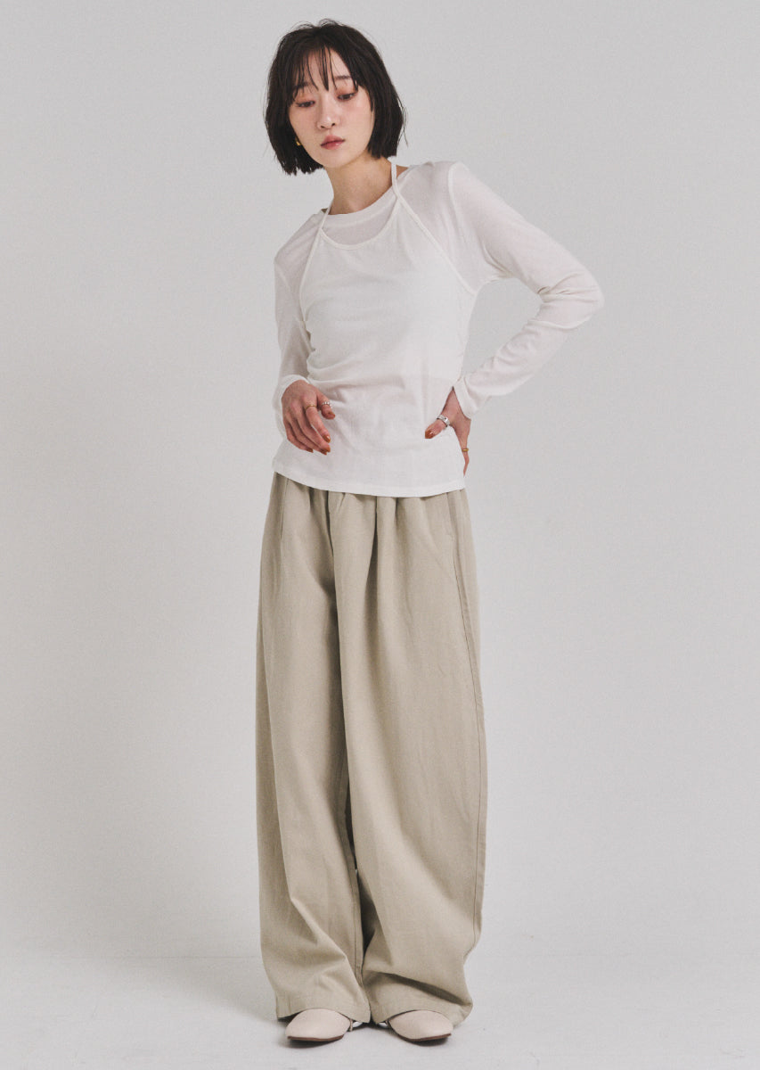 タックチノワイドパンツ