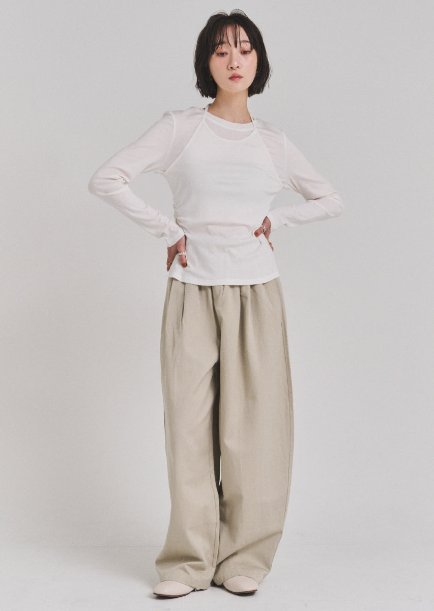 タックチノワイドパンツ