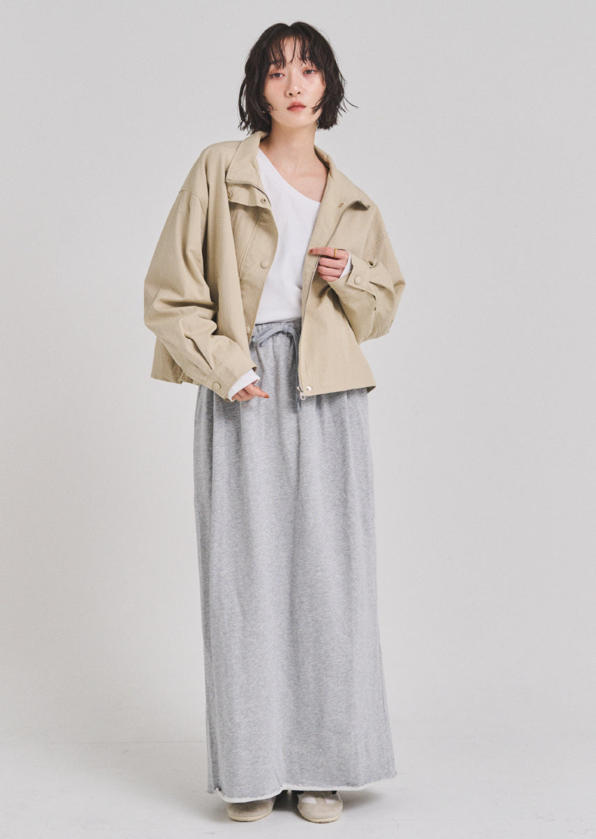 スウェットマキシスカート