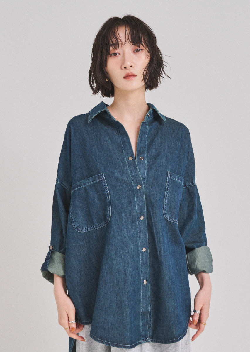 デニムオーバーシャツ
