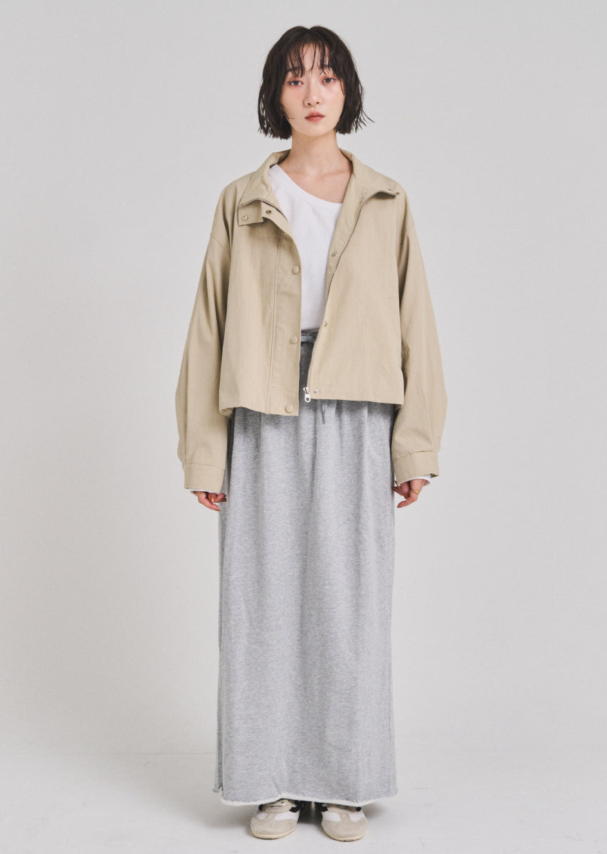 スウェットマキシスカート