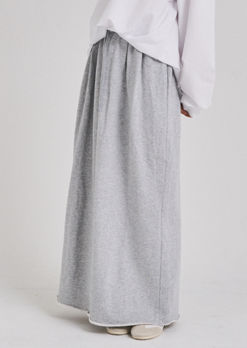 スウェットマキシスカート