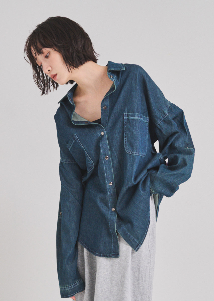 デニムオーバーシャツ