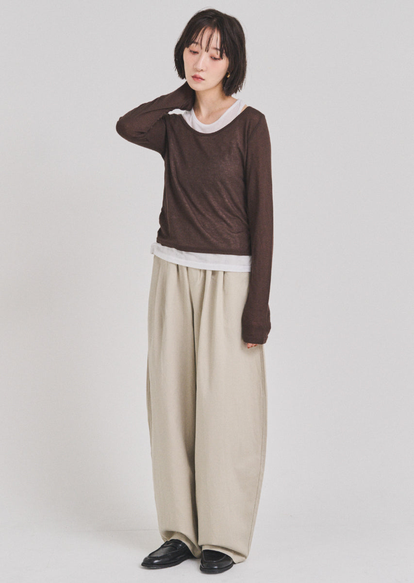 タックチノワイドパンツ