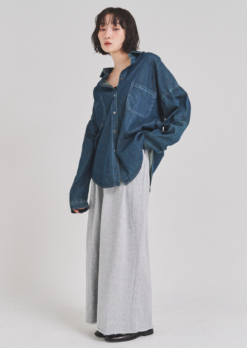 スウェットマキシスカート