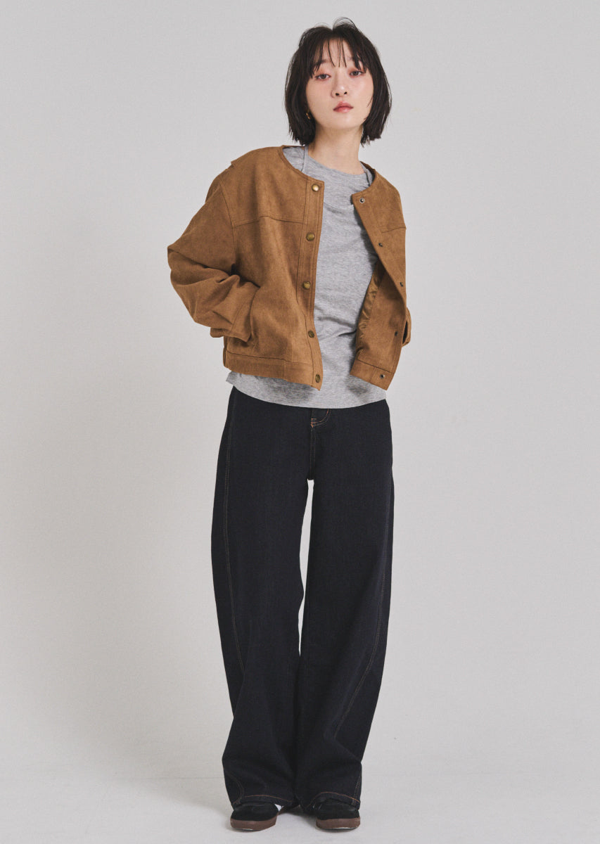 ベルトSETカーヴィーデニムパンツ