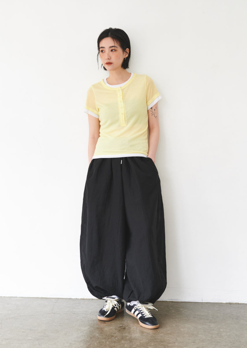 リラクシーボリュームタックパンツ