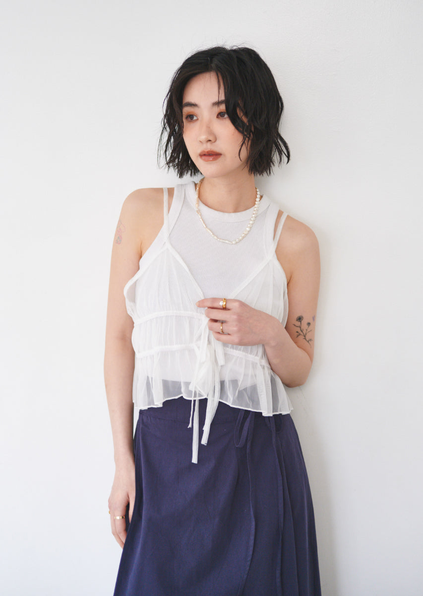 チュールビスチェ