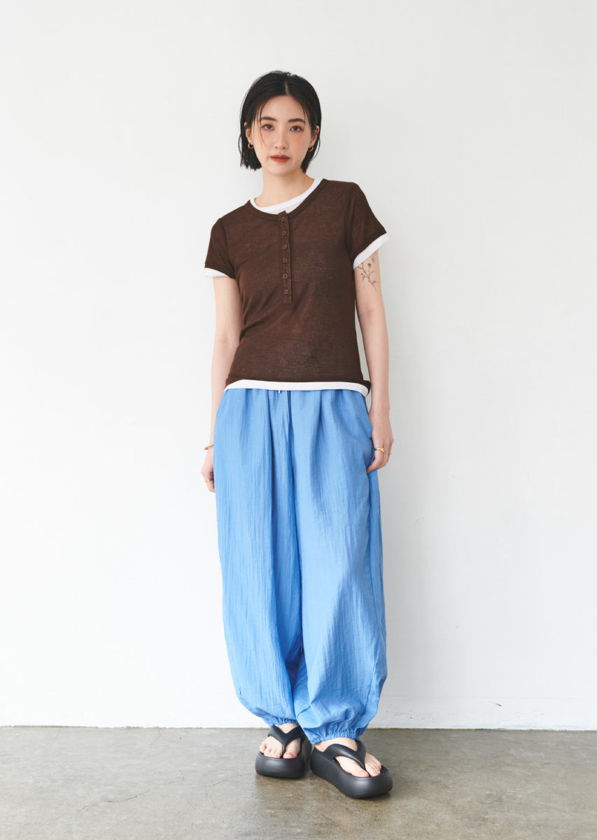 リラクシーボリュームタックパンツ