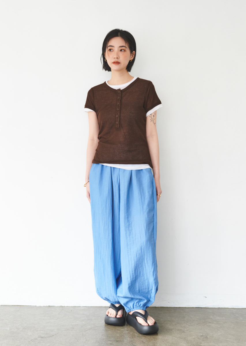リラクシーボリュームタックパンツ