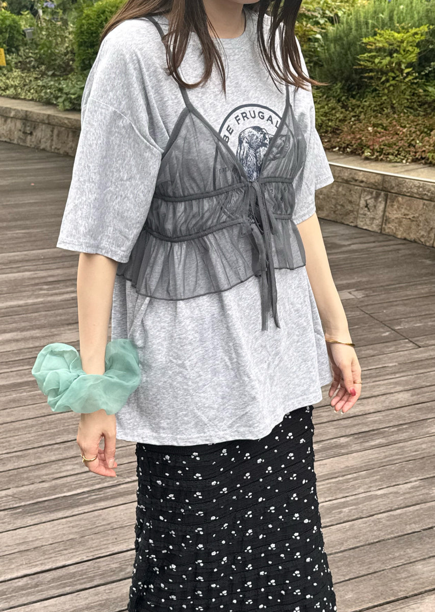 チュールビスチェ