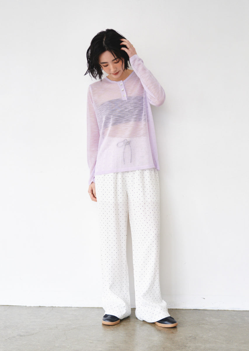 リラクシードットパンツ