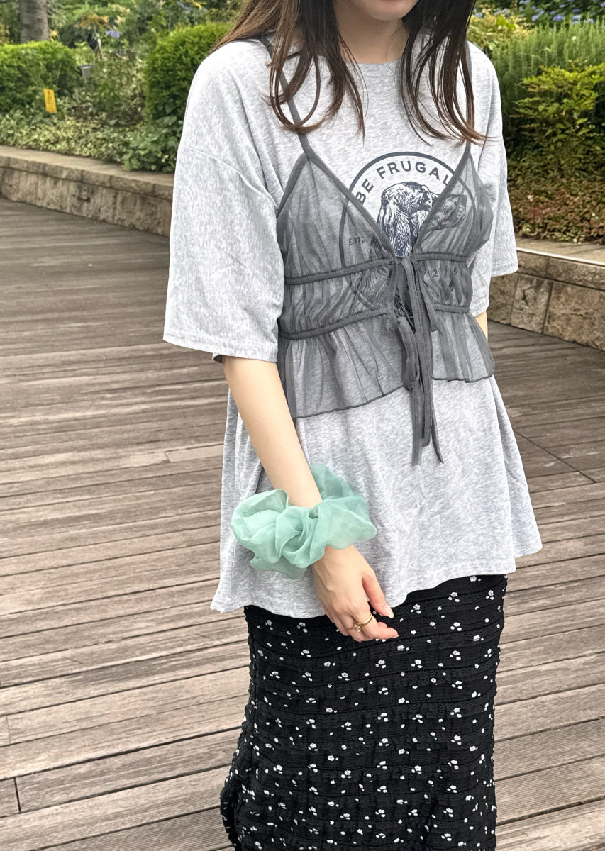 チュールビスチェ