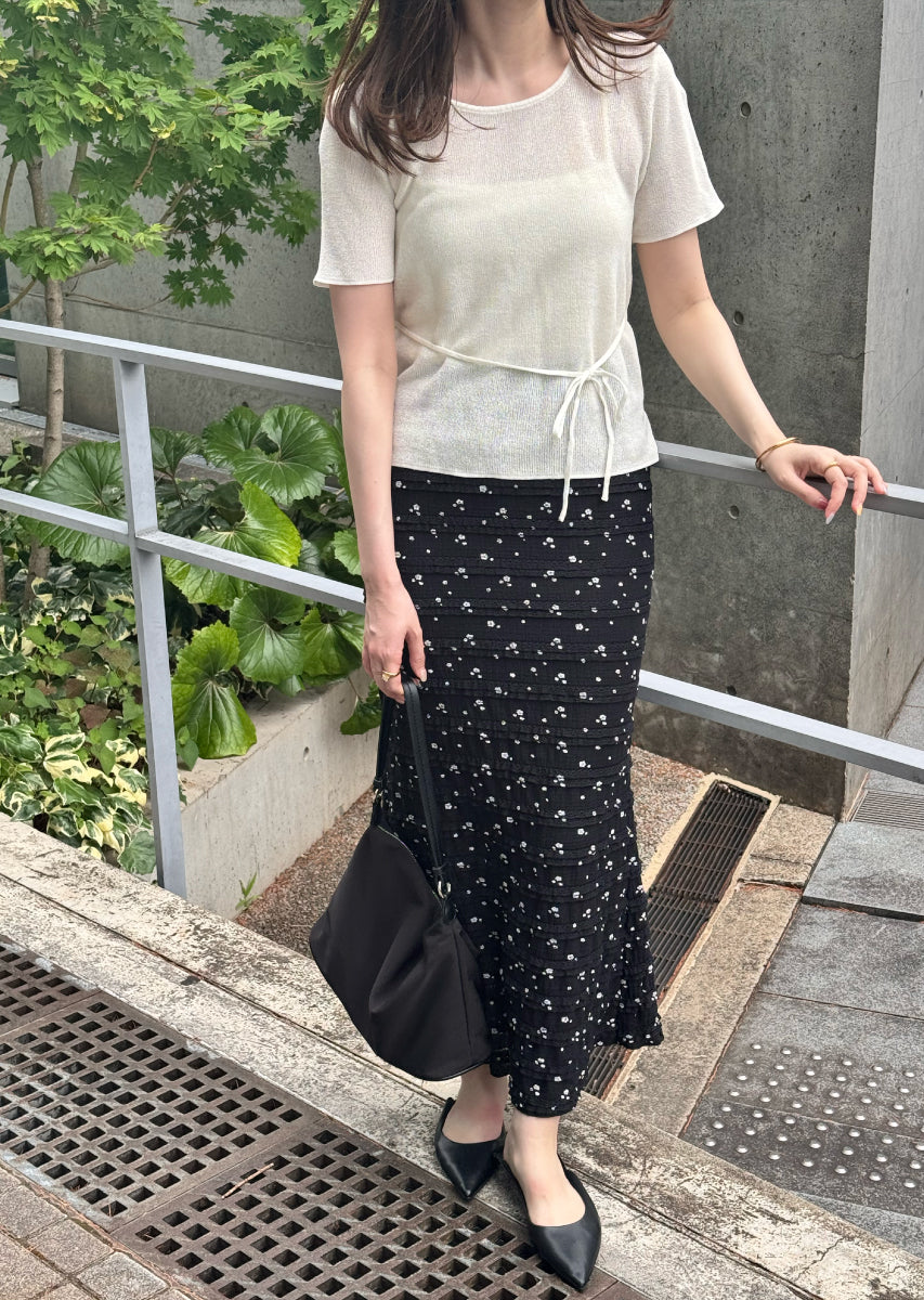 ウエストマークサマーニット