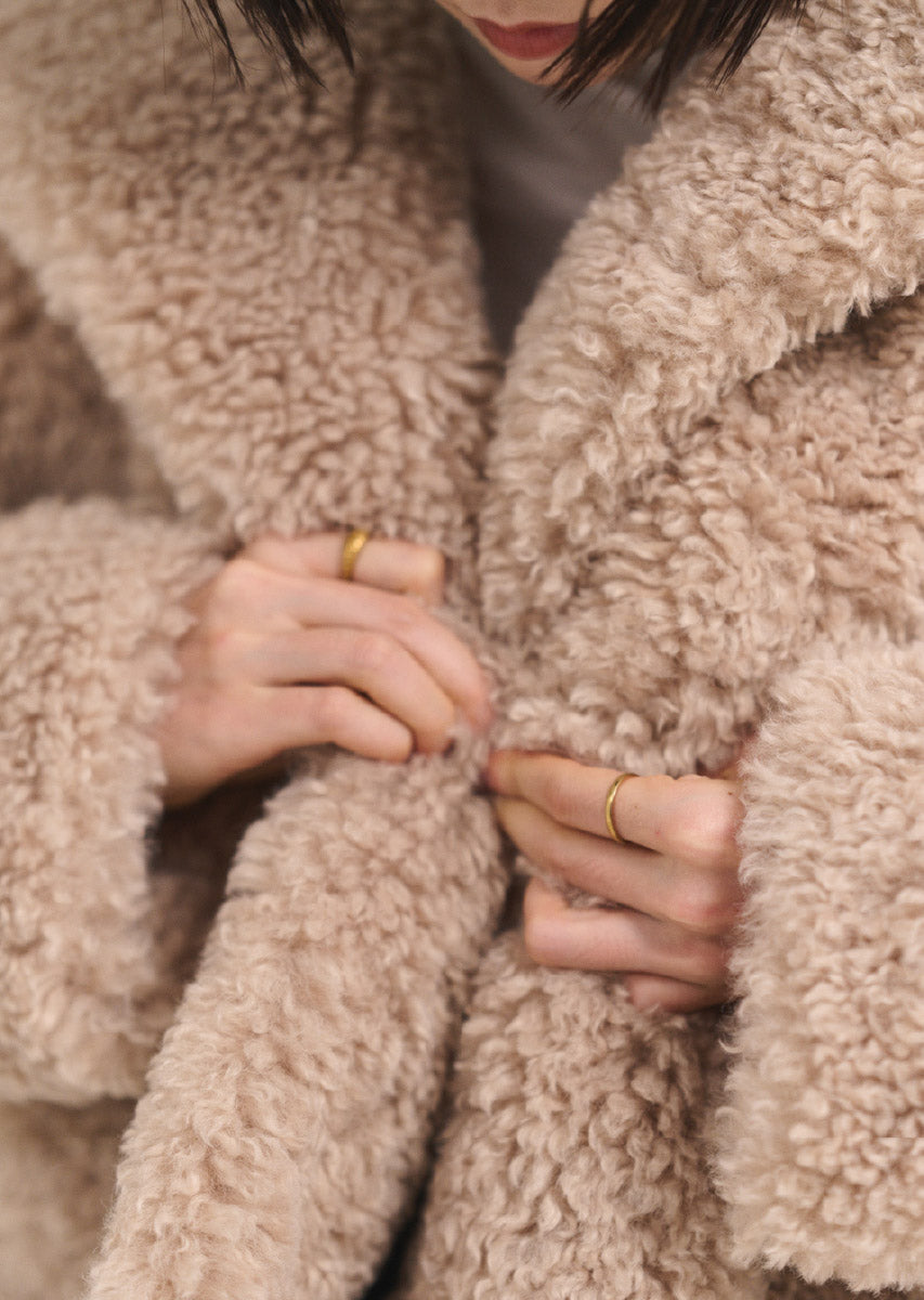 オーバーサイズボアブルゾン