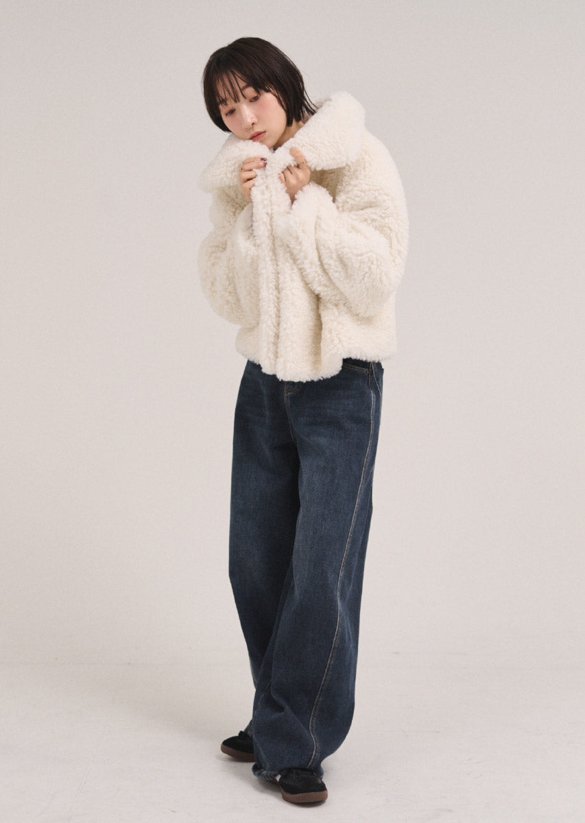 オーバーサイズボアブルゾン