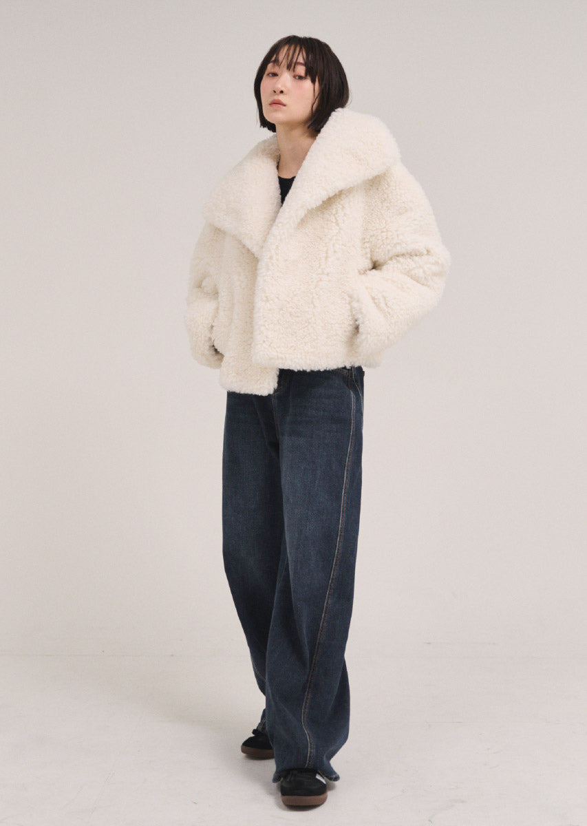 オーバーサイズボアブルゾン