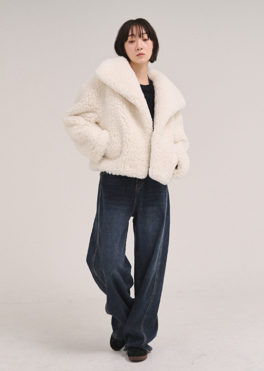 オーバーサイズボアブルゾン