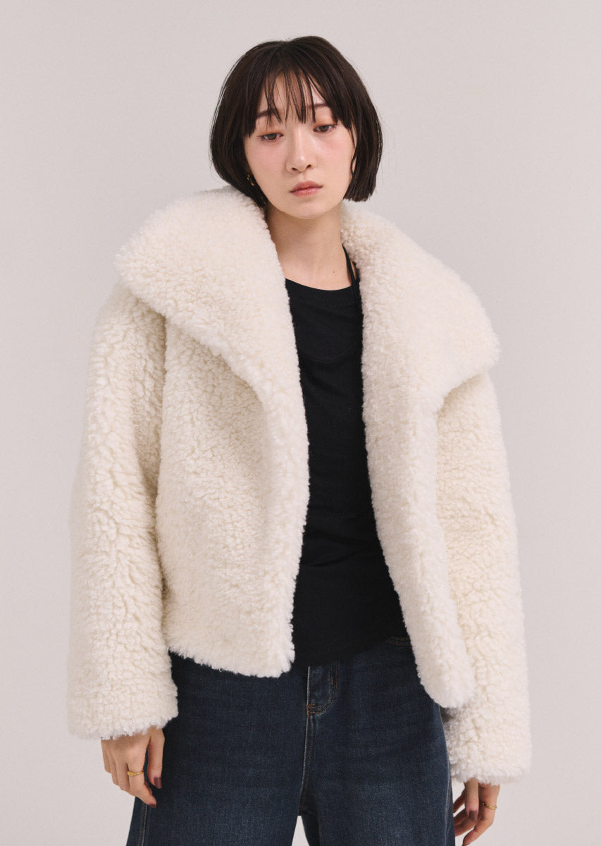 オーバーサイズボアブルゾン