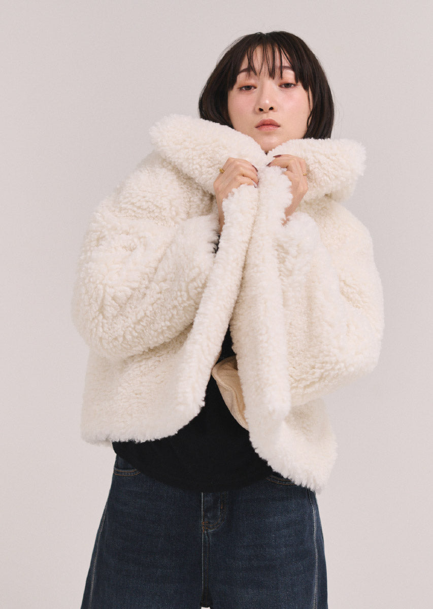 オーバーサイズボアブルゾン