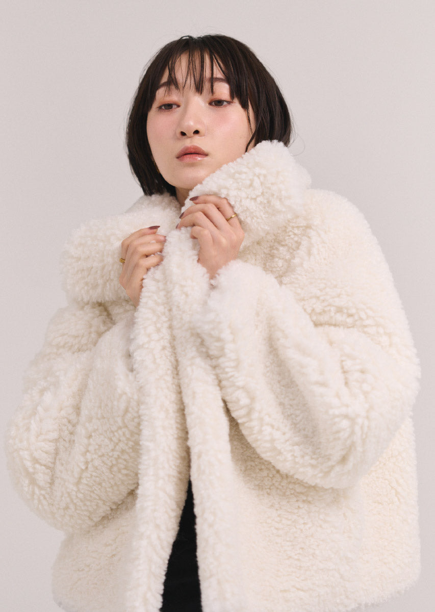 オーバーサイズボアブルゾン