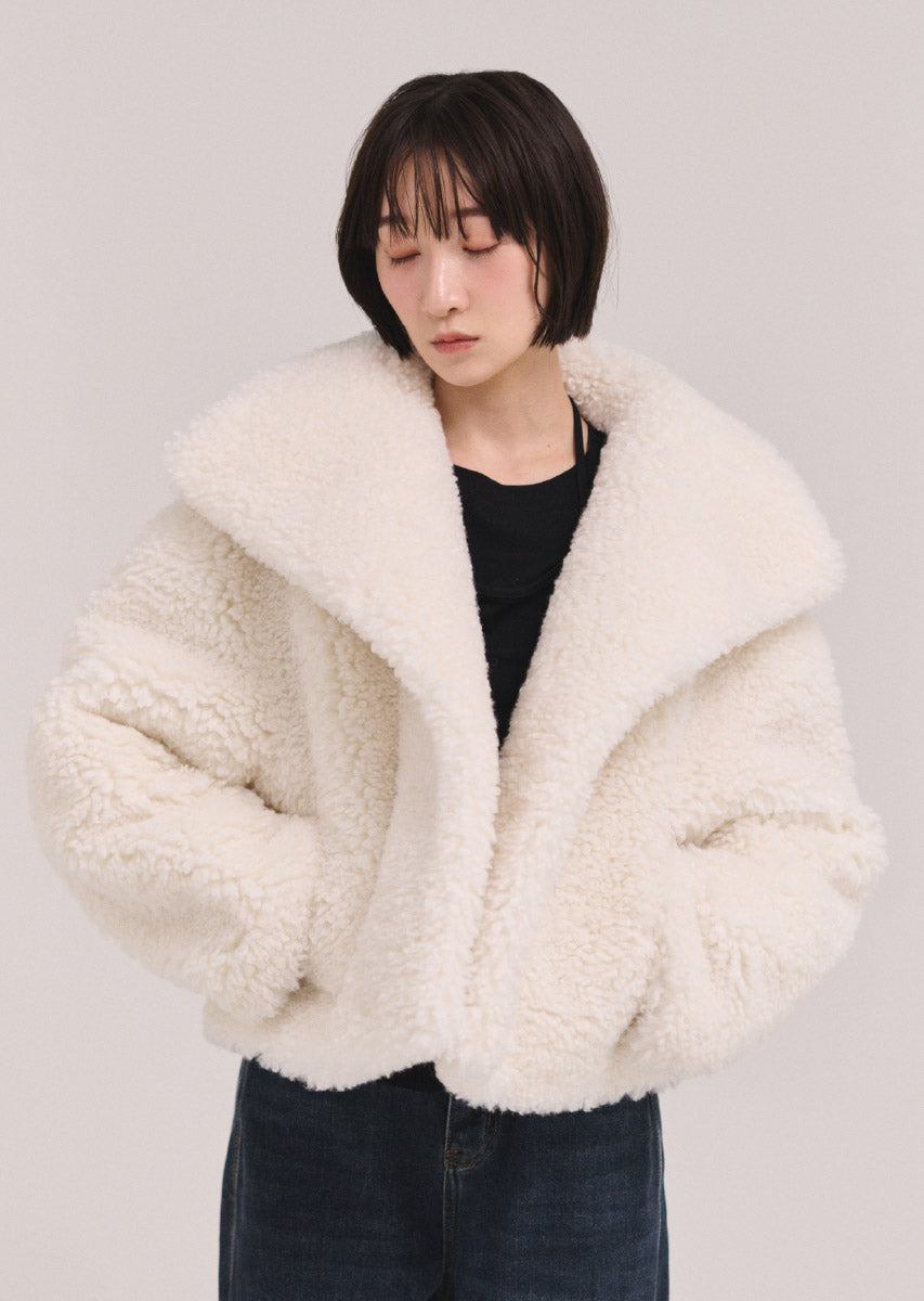 オーバーサイズボアブルゾン