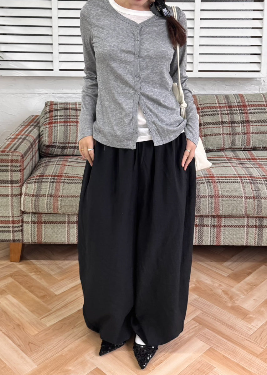 バイカラーソフトフィットカーディガン