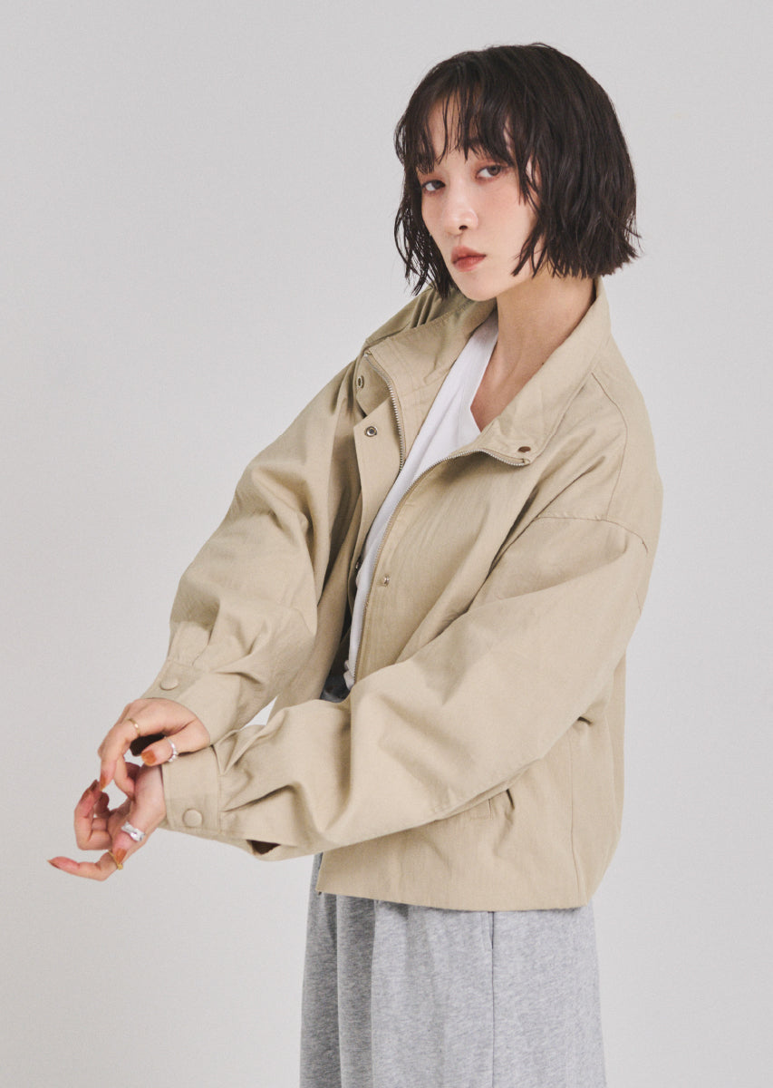 スタンドカラーブルゾン