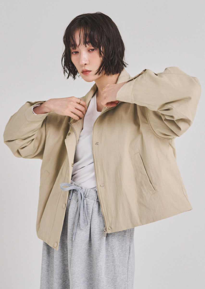 スタンドカラーブルゾン