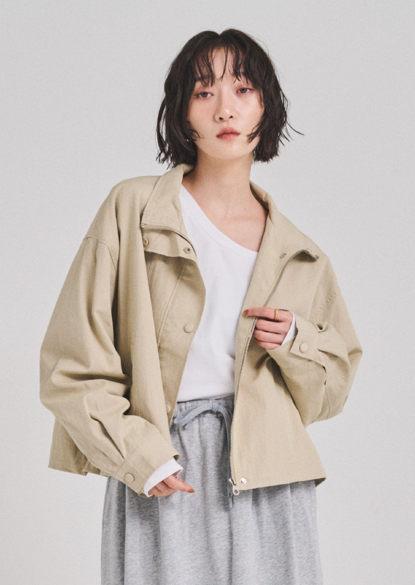 スタンドカラーブルゾン