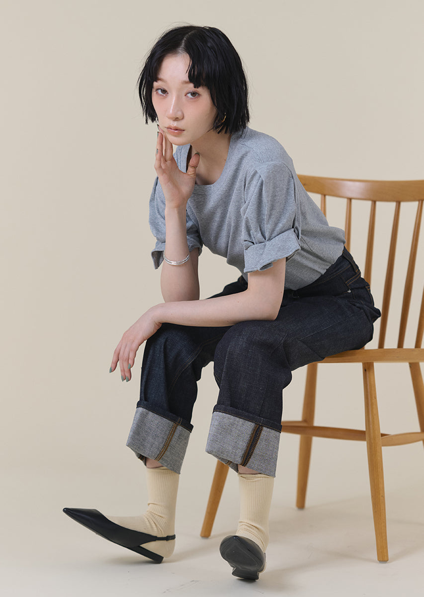 ツイストスリーブトップス