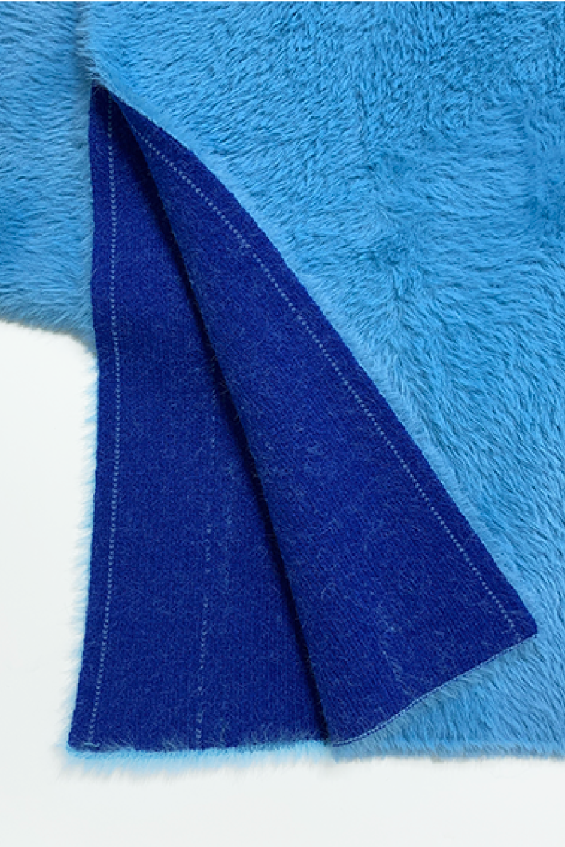 FEATHER YARN BIG MUFFLER