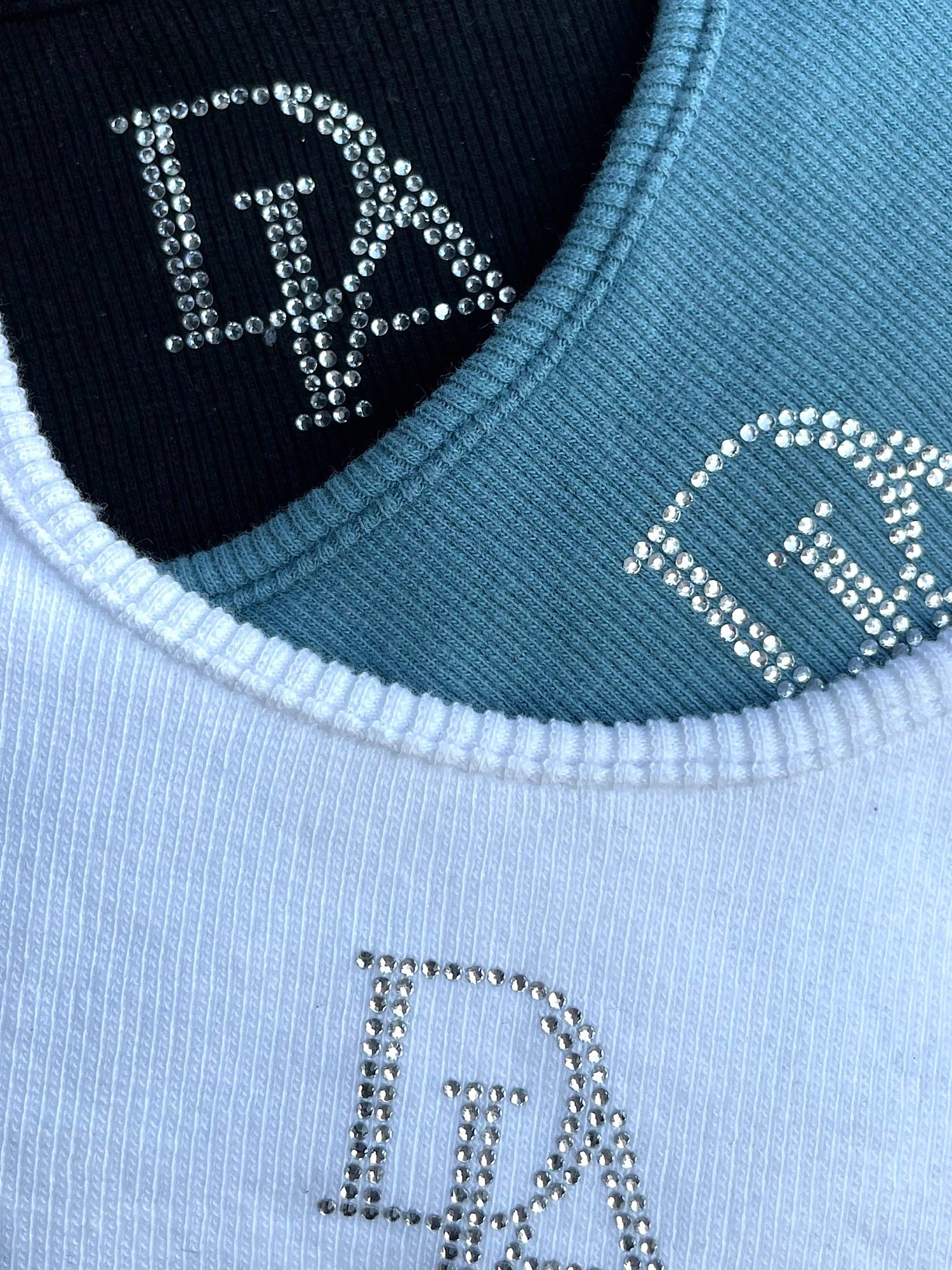 Glitter logo cropped Tee