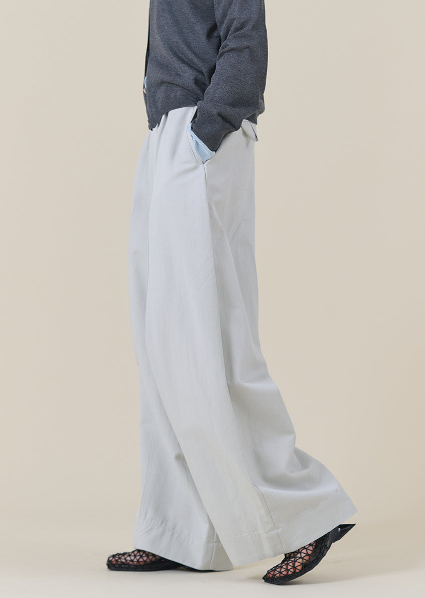 ターンバックウエストワイドパンツ