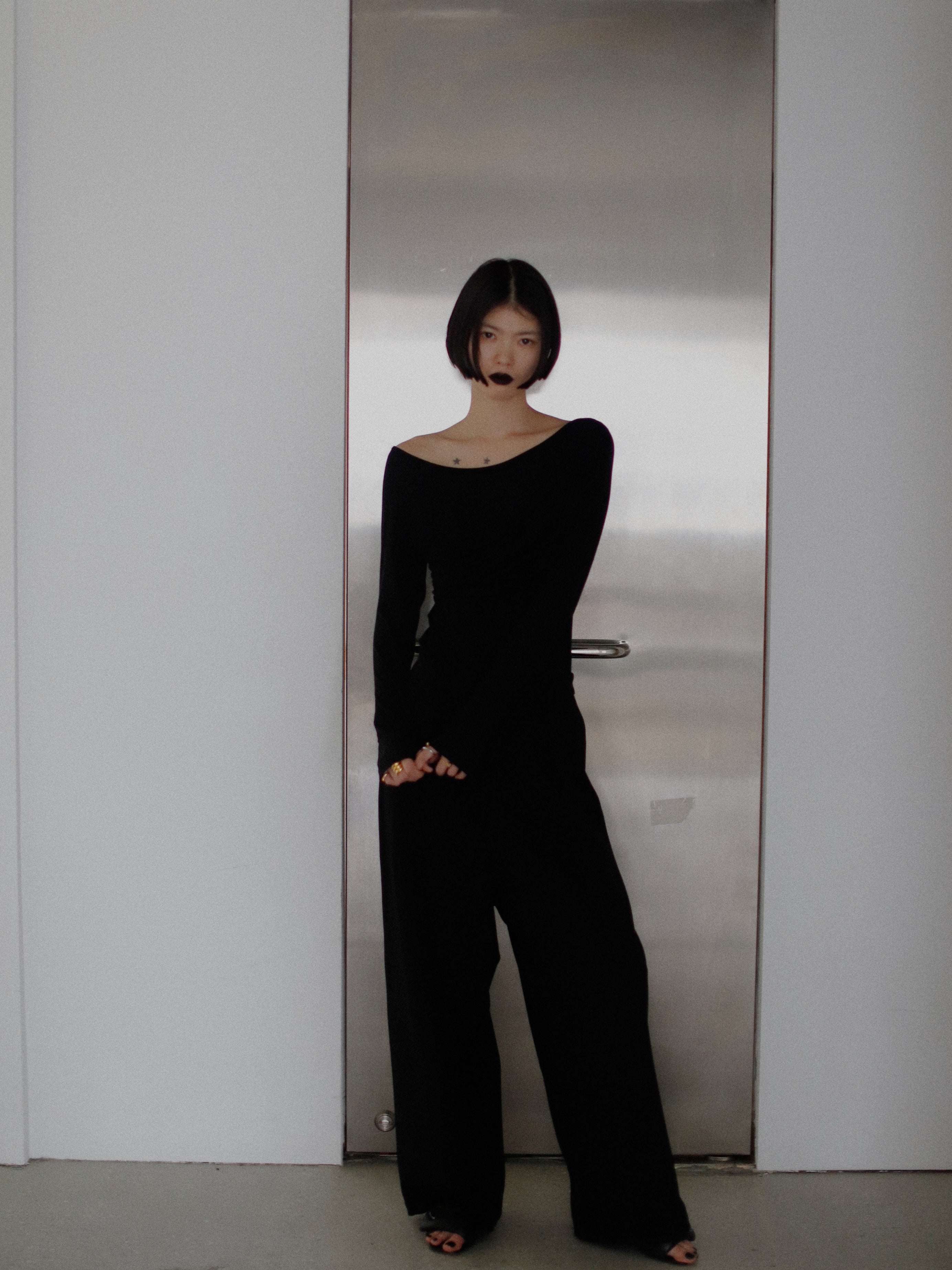 ドレープワンショルTOPS