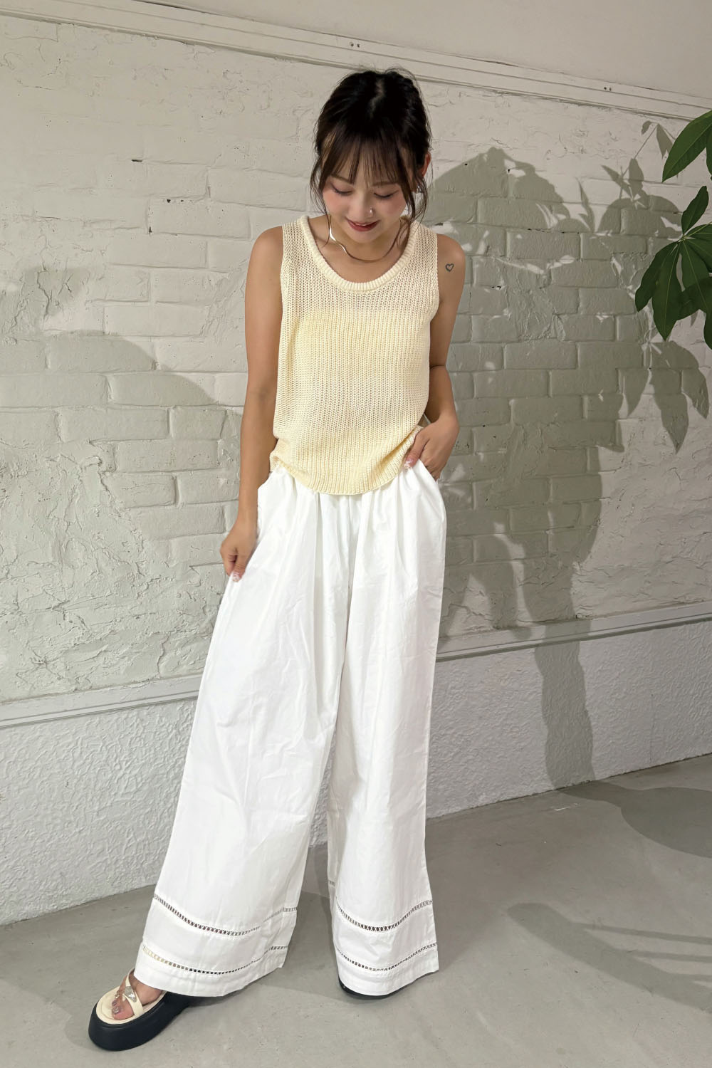 カットワークレースセットアップ