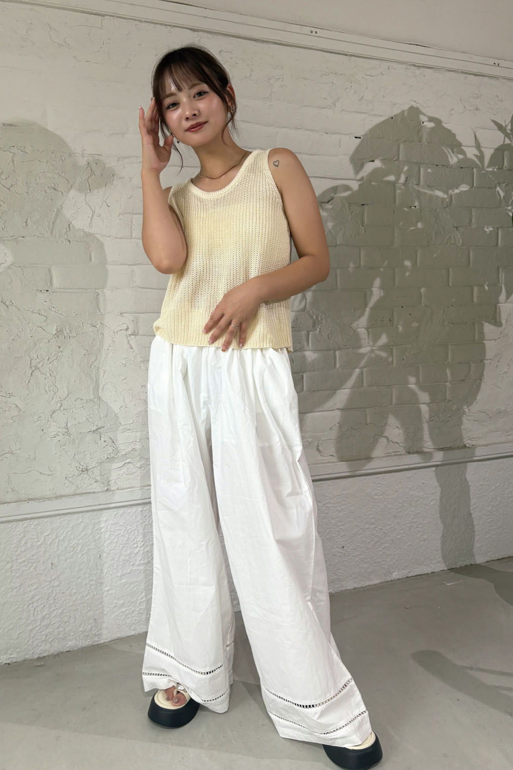 カットワークレースセットアップ