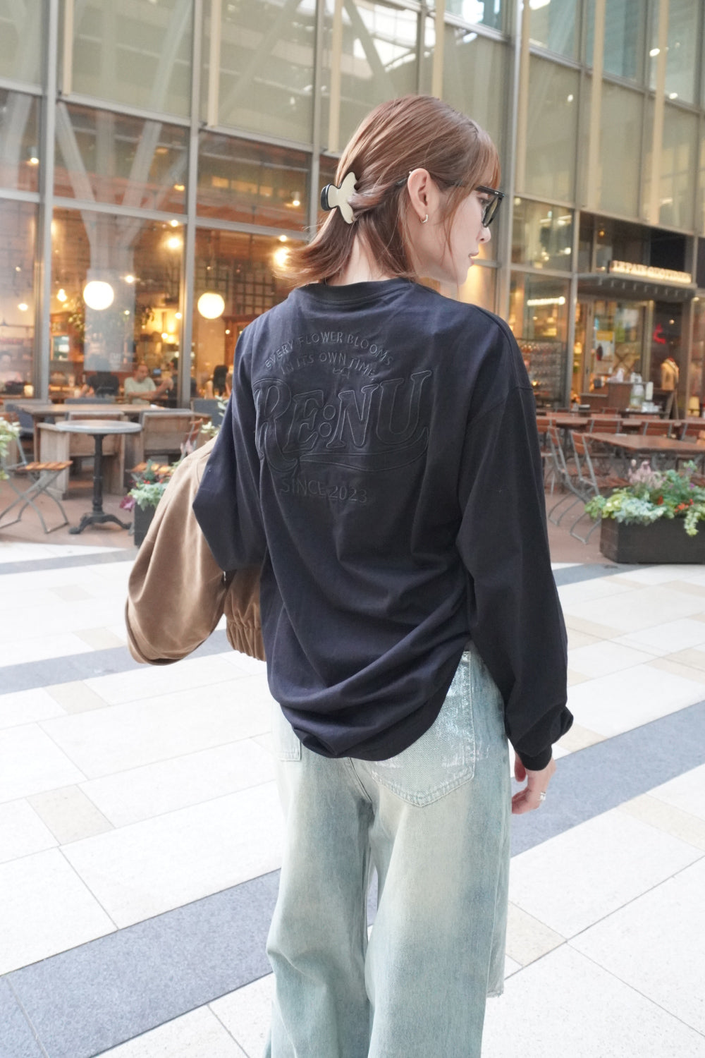 カレッジロゴワッペンロンTee