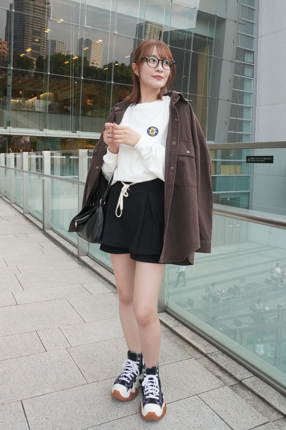 カレッジロゴワッペンロンTee