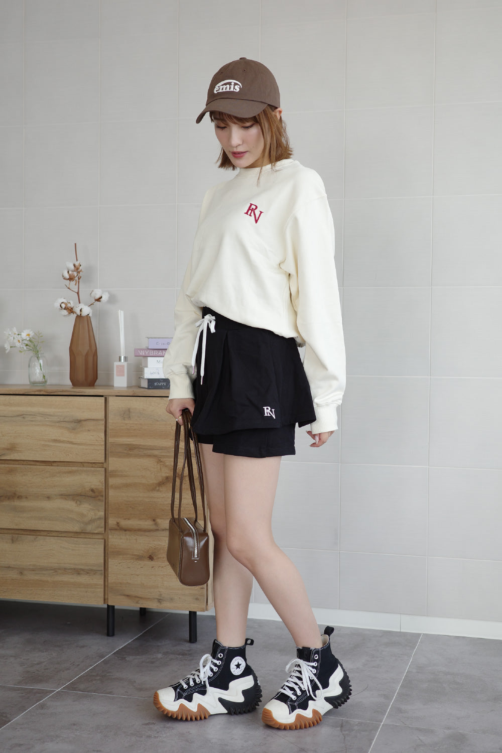 RNスウェットスカートライクショートパンツ