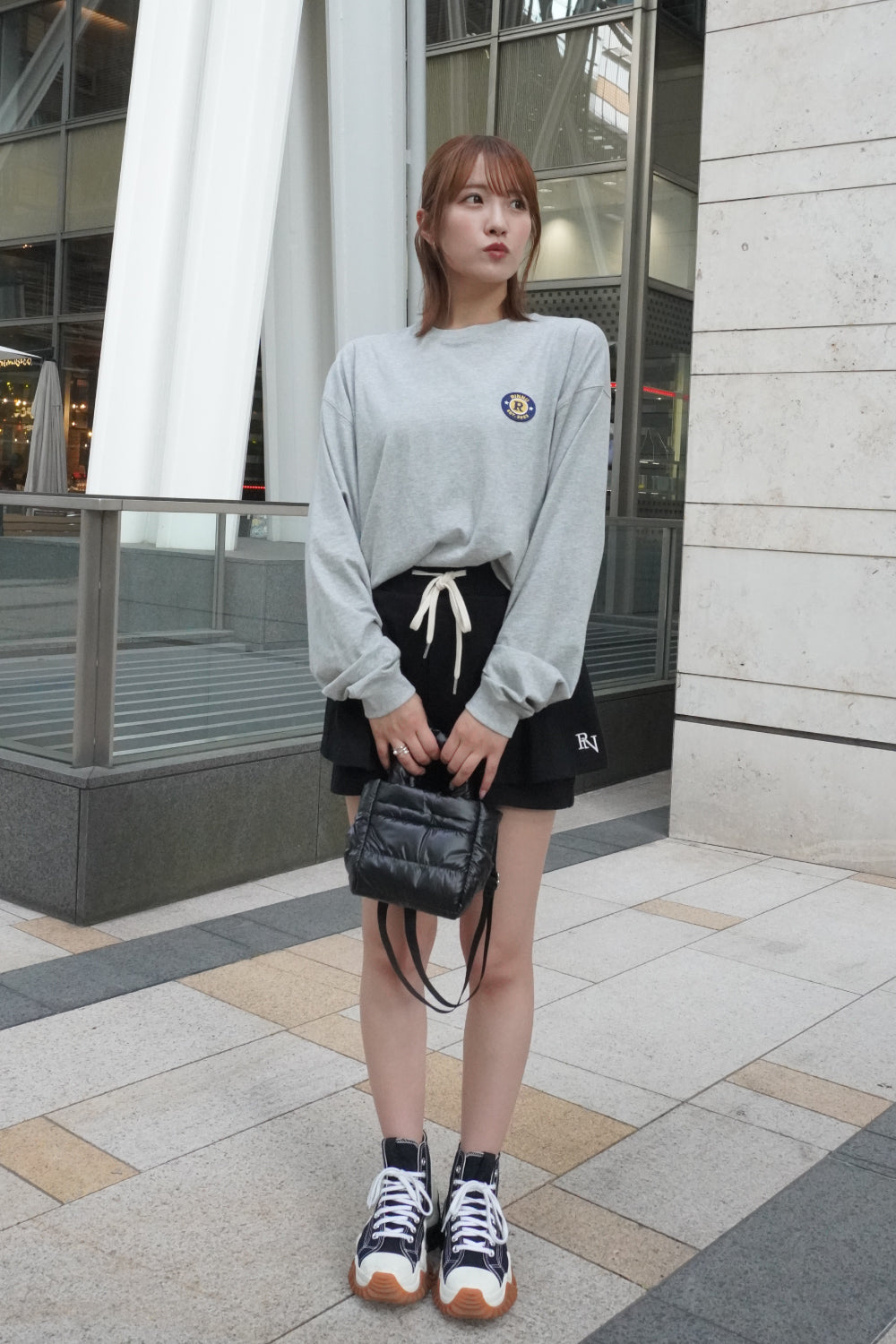 カレッジロゴワッペンロンTee