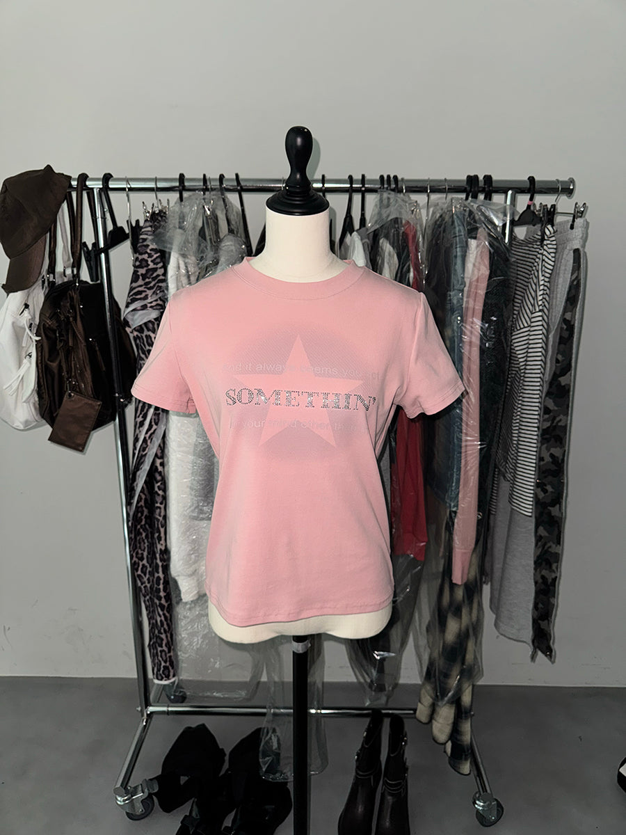 キラキラストーンミニタイトTシャツ