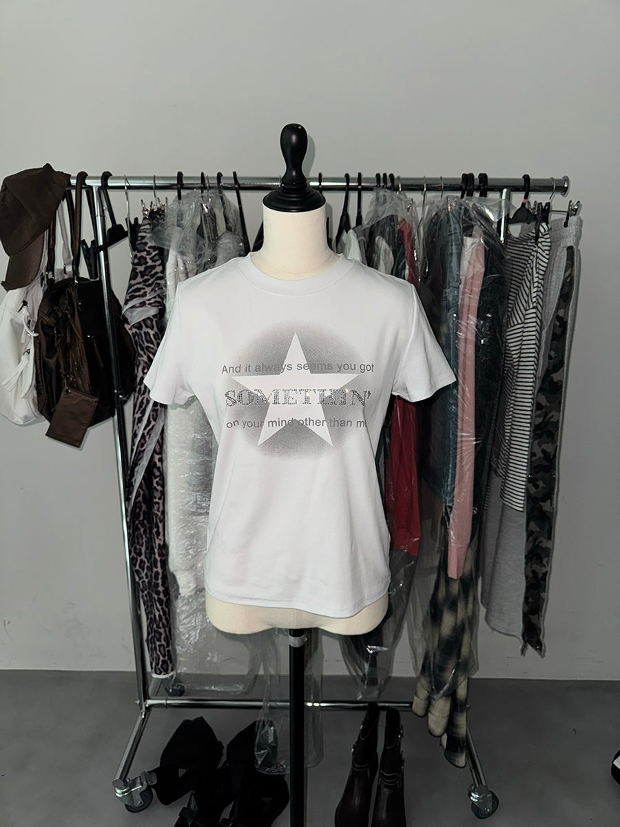 キラキラストーンミニタイトTシャツ
