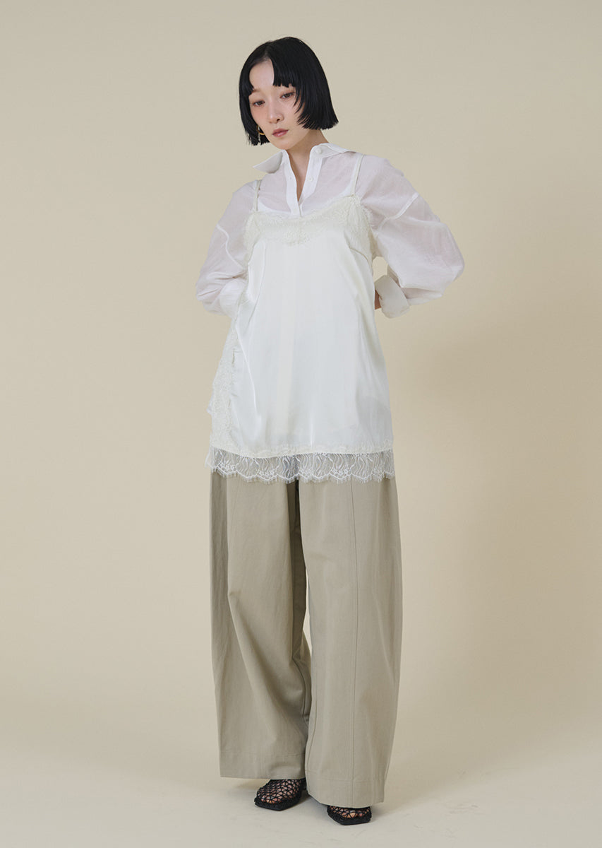 シアーオーバーシャツ