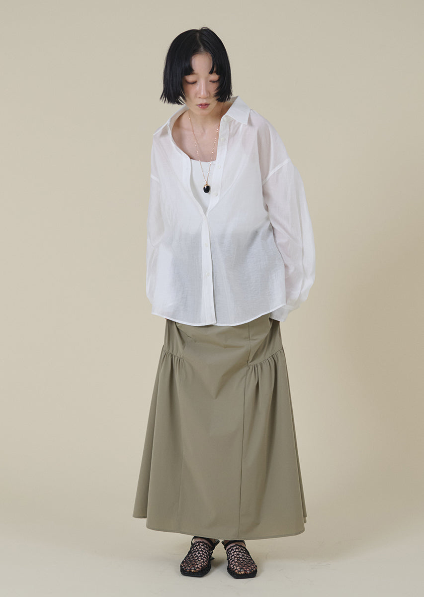 シアーオーバーシャツ